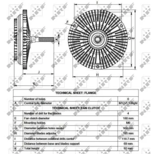 Spojka ventilátora chladenia 49531 /NRF/ - obr. 4