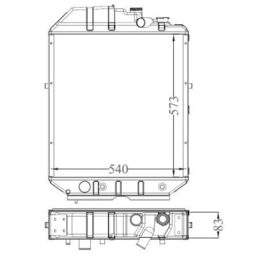 Chladič motora NRF 530001