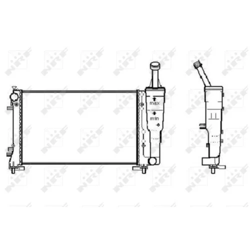 Chladič motora 53247A /NRF/ - obr. 3