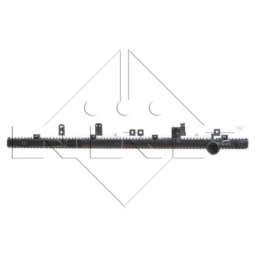 Chladič motora 54505 /NRF/ - obr. 2