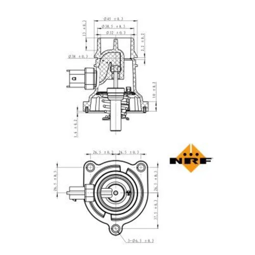 Termostat chladenia 725024 /NRF/ - obr. 4