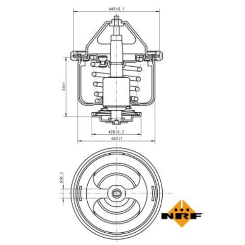Termostat chladenia 725026 /NRF/ - obr. 4