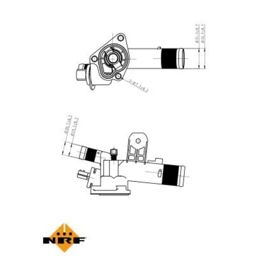 Termostat chladenia 725082 /NRF/ - obr. 4
