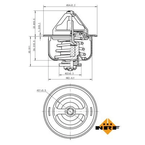Termostat chladenia 725160 /NRF/ - obr. 5