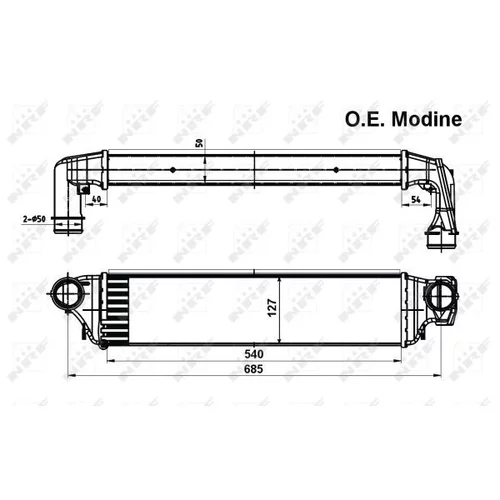 Chladič plniaceho vzduchu 30119 /NRF/ - obr. 4