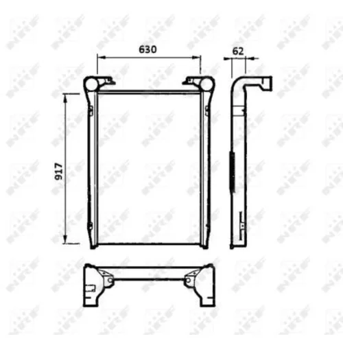 Chladič plniaceho vzduchu NRF 30218X