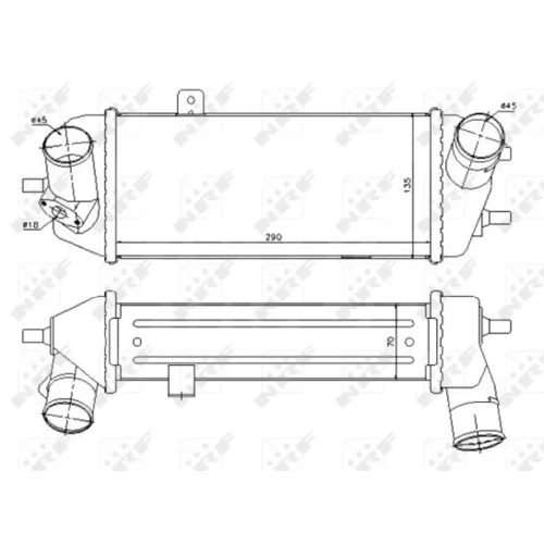 Chladič plniaceho vzduchu 30327 /NRF/ - obr. 7