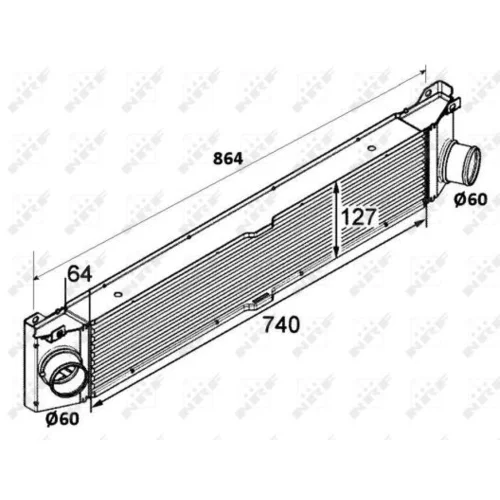 Chladič plniaceho vzduchu 30798 /NRF/ - obr. 7