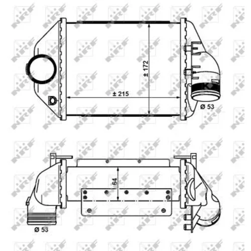 Chladič plniaceho vzduchu 30914 /NRF/ - obr. 4