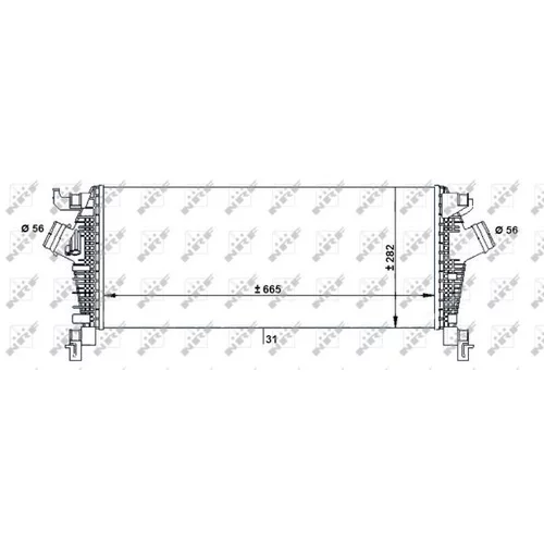 Chladič plniaceho vzduchu 30932 /NRF/ - obr. 4