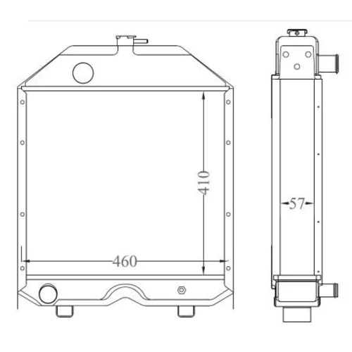 Chladič motora NRF 530003