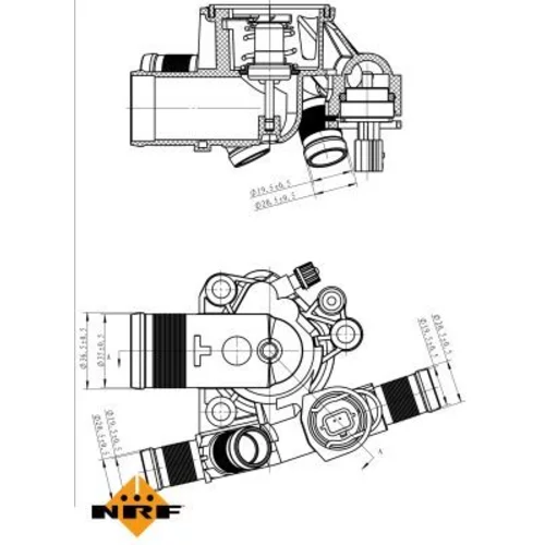 Termostat chladenia 725051 /NRF/ - obr. 4