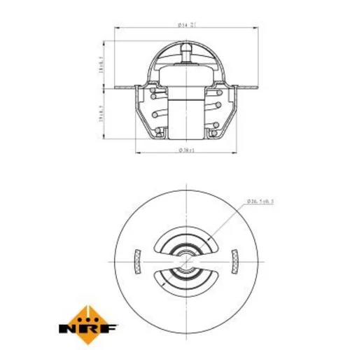 Termostat chladenia 725129 /NRF/ - obr. 4