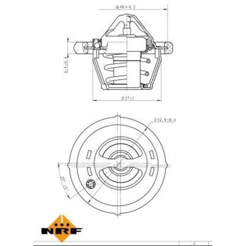 Termostat chladenia 725182 /NRF/ - obr. 5