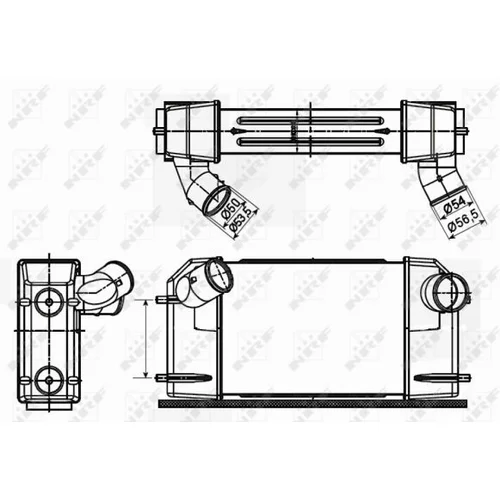 Chladič plniaceho vzduchu 30355 /NRF/ - obr. 4