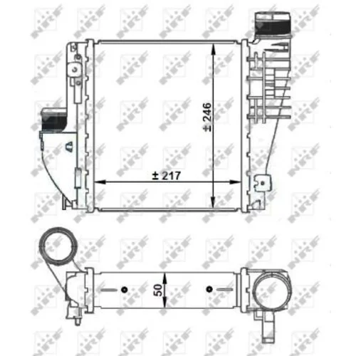 Chladič plniaceho vzduchu 30924 /NRF/ - obr. 4