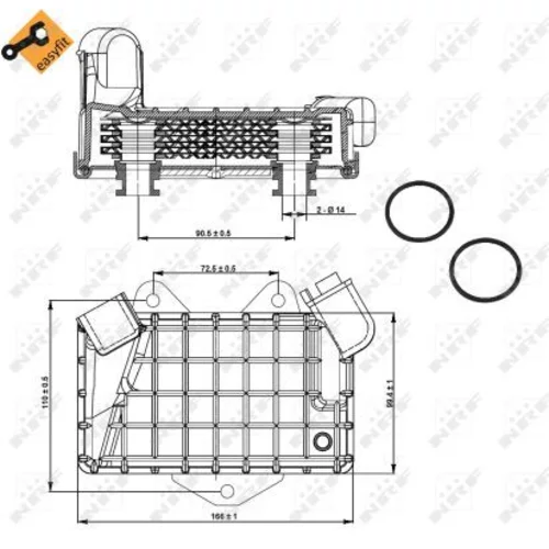 Chladič motorového oleja 31274 /NRF/ - obr. 4