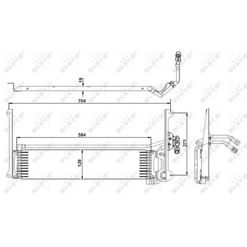 Chladič oleja automatickej prevodovky 31360 /NRF/ - obr. 1