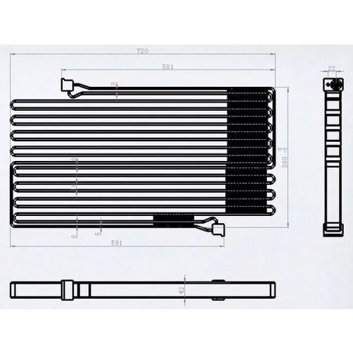 Kondenzátor klimatizácie 35472 /NRF/ - obr. 4