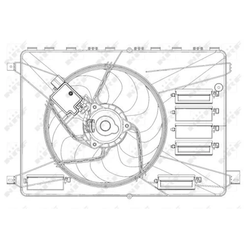 Ventilátor chladenia motora 47626 /NRF/ - obr. 3