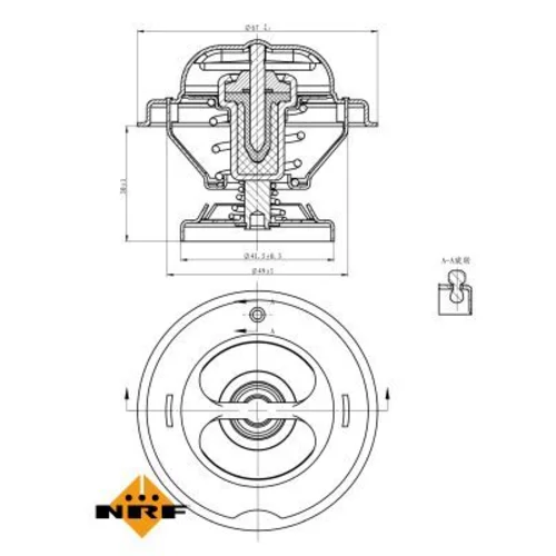 Termostat chladenia 725074 /NRF/ - obr. 5