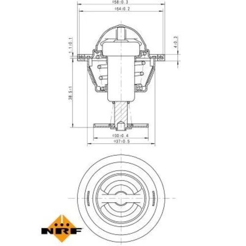 Termostat chladenia 725083 /NRF/ - obr. 4