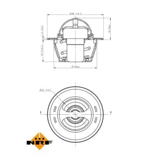Termostat chladenia 725151 /NRF/ - obr. 5