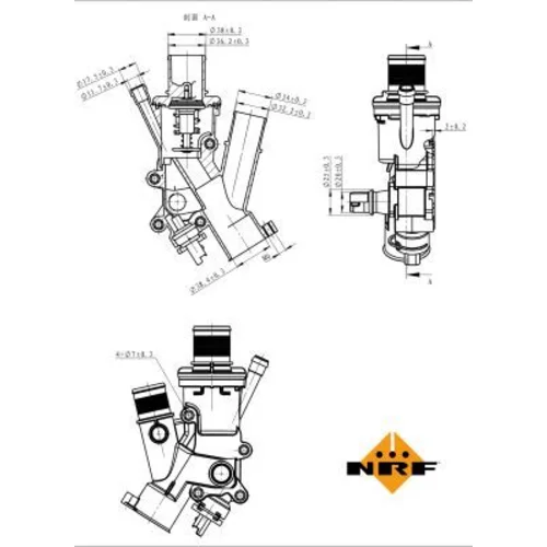 Termostat chladenia 725165 /NRF/ - obr. 5
