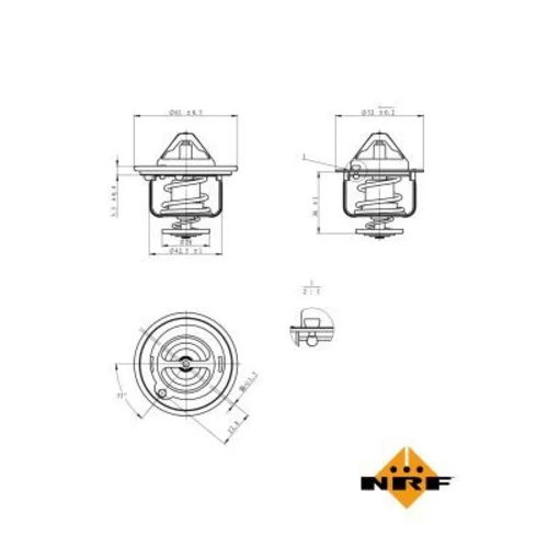 Termostat chladenia 725178 /NRF/ - obr. 4