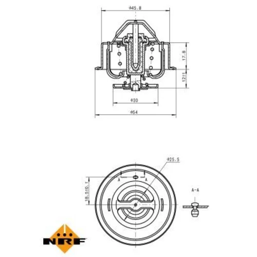 Termostat chladenia 725201 /NRF/ - obr. 5