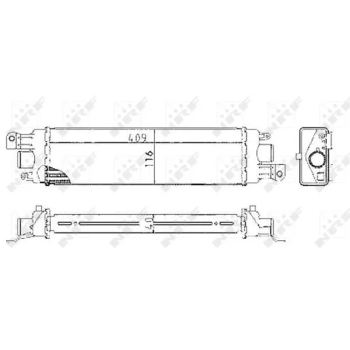Chladič plniaceho vzduchu 30038 /NRF/ - obr. 4