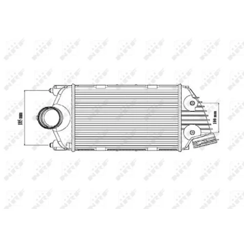 Chladič plniaceho vzduchu 30186 /NRF/ - obr. 4