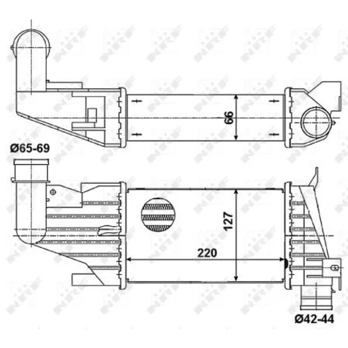 Chladič plniaceho vzduchu 30258 /NRF/ - obr. 4