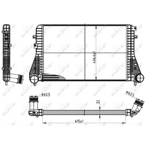 Chladič plniaceho vzduchu 30316 /NRF/ - obr. 4
