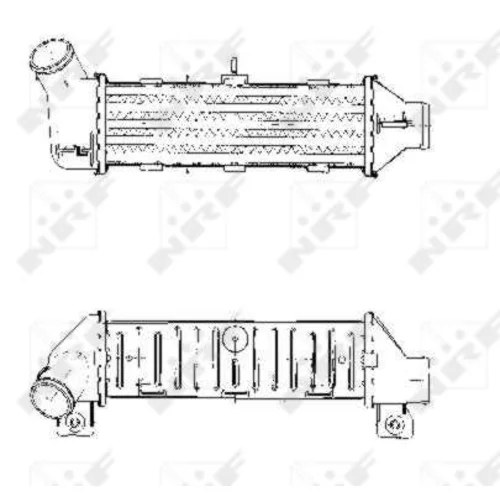 Chladič plniaceho vzduchu 30444 /NRF/ - obr. 4