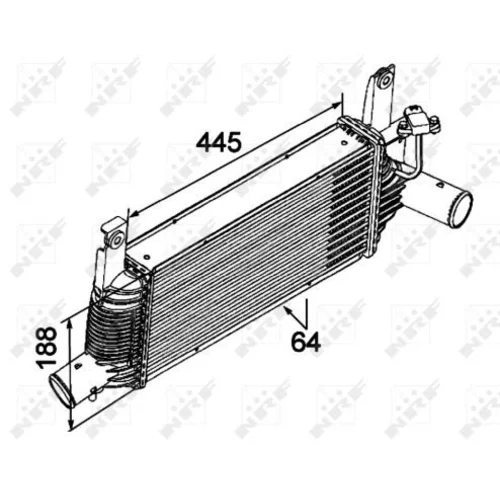Chladič plniaceho vzduchu 30527 /NRF/ - obr. 4