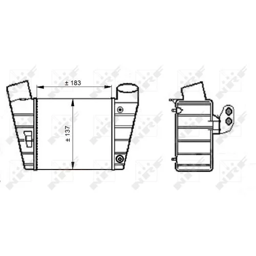 Chladič plniaceho vzduchu 30544 /NRF/ - obr. 4