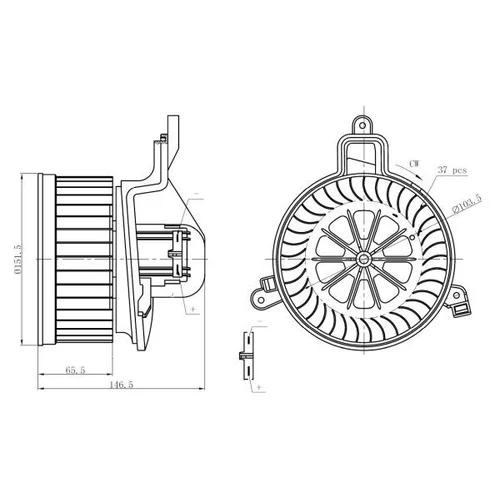 Vnútorný ventilátor 34299 /NRF/ - obr. 4