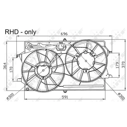Ventilátor chladenia motora 47033 /NRF/ - obr. 4