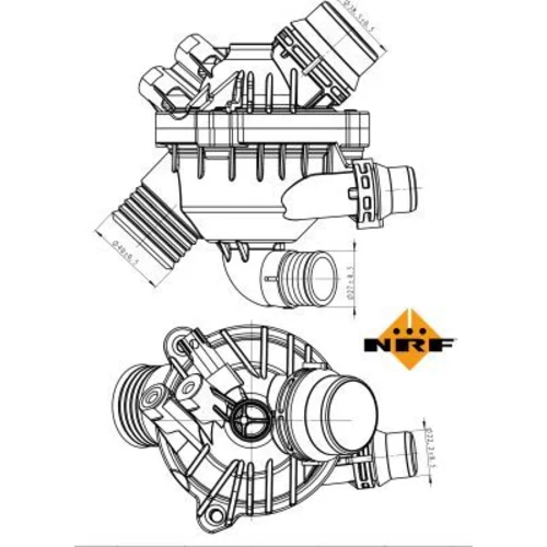 Termostat chladenia 725004 /NRF/ - obr. 4
