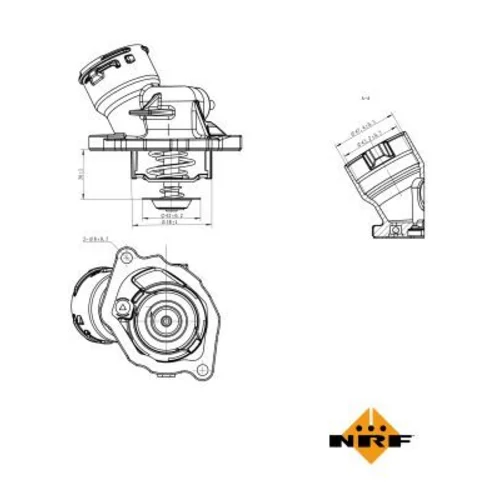 Termostat chladenia 725023 /NRF/ - obr. 4