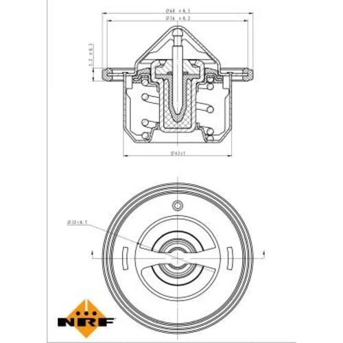 Termostat chladenia 725097 /NRF/ - obr. 4