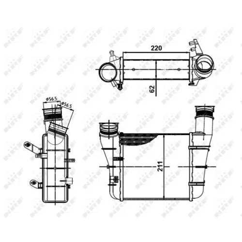 Chladič plniaceho vzduchu 30148A /NRF/ - obr. 4