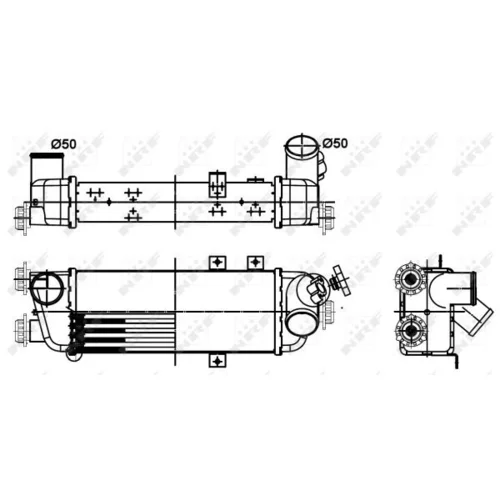 Chladič plniaceho vzduchu 30305 /NRF/ - obr. 7