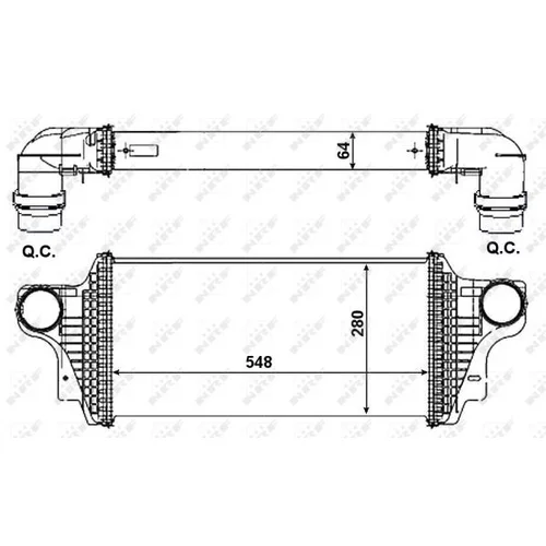 Chladič plniaceho vzduchu 30370 /NRF/ - obr. 4