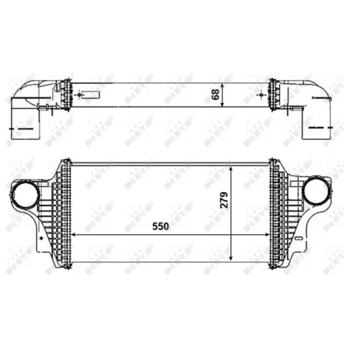 Chladič plniaceho vzduchu 30465 /NRF/ - obr. 7