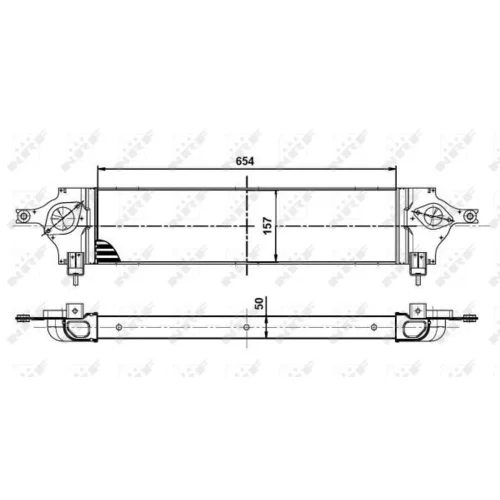 Chladič plniaceho vzduchu 30513 /NRF/ - obr. 4