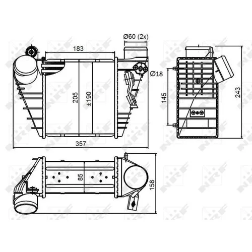 Chladič plniaceho vzduchu 30847 /NRF/ - obr. 4