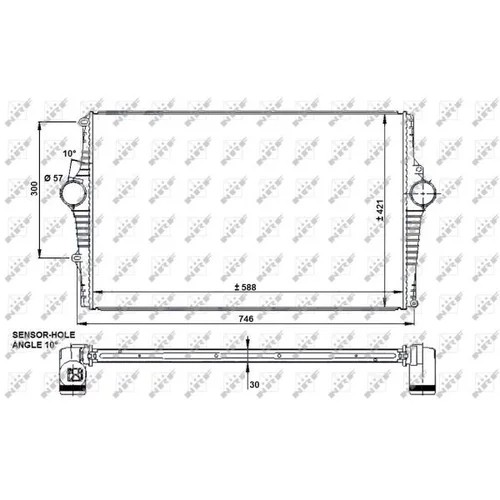 Chladič plniaceho vzduchu 30931 /NRF/ - obr. 4