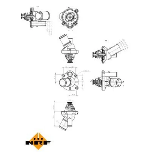 Termostat chladenia 725000 /NRF/ - obr. 5